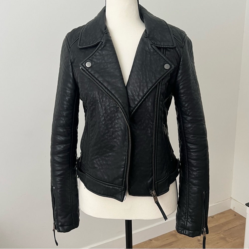 Topshop Faux Leather Jacket